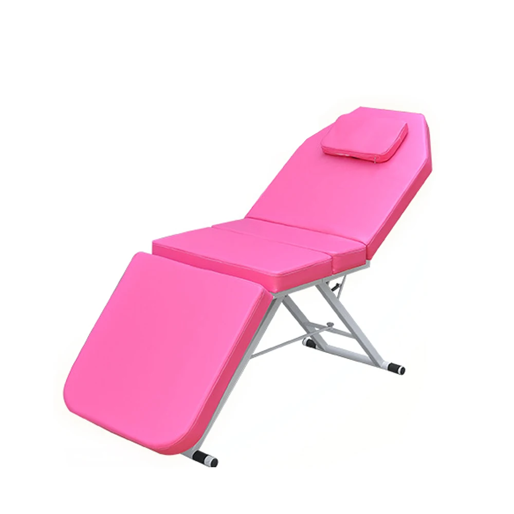 3 Fold Massage Chair Table Aluminum Frame Beauty Salon Spa Tattoo Bed Chair new