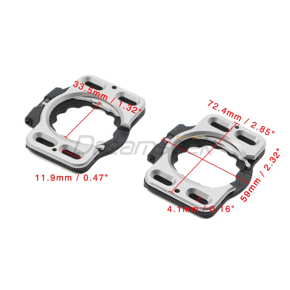 Bike Cleat Cover Set Riding Road Bicycle Quick Release Pedal Clip Adapter For SpeedPlay Zero Aluminum Alloy Cycling Accessories
