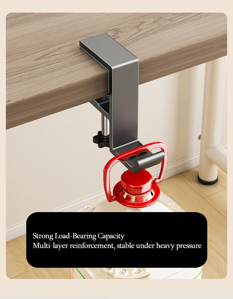 Punch-free Hanging Bag Hook Student Desk Side Hanging Bag Artifact Removable Mobile Handbag Holders Multi-functional Table Hook
