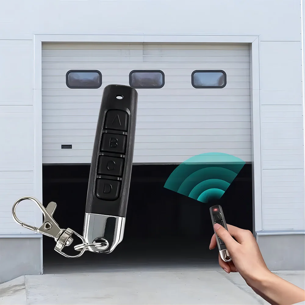 433MHz Auto Copy Remote Control Electric Garage Door Opener Remote Controller Duplicator Clone Cloning Code Transmitter