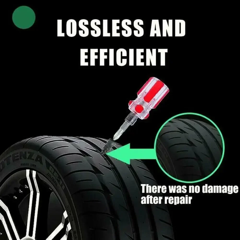 10/30pcs ScrewsVacuum Tyre Repair Nail Tire Puncture Motorcycle Fitting Set Tubeless Wheel Repair Punctures Kit Patches for Car