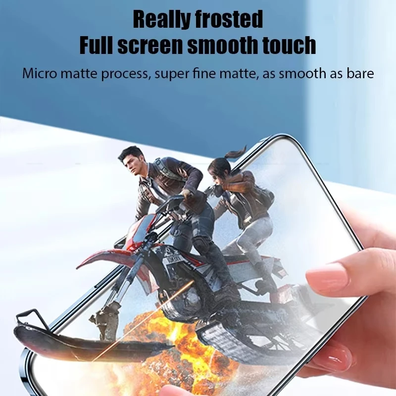 1-5PCS Matte Privacy Screen Protectors For iPhone 17 Pro Max 18 16 15 14 13 12 11 17 Air XR XS 7 8 Plus SE Anti Spy Ceramic Film