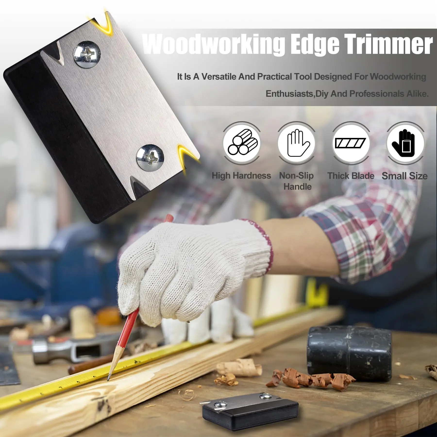 Trimmer Wood Chamfering Fillet Scraper Board Deburring Tool Trimming Knife Woodworking Edge Corner Planer Specialty Edge Banding