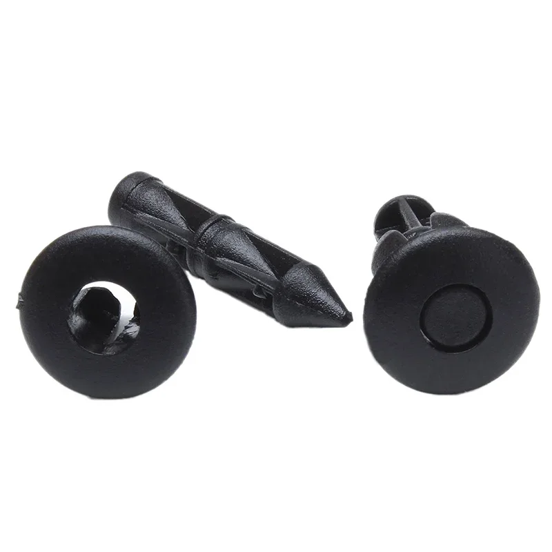 10/20/30PCS 6mm Black Rivet Fairing Body Trim Panel Fastener Screw Clips For Honda Suzuki Kawasaki Motorcycle Accessories Parts