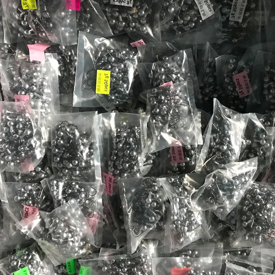 MrLurion 1g 2g 3g 4g 5g 10g 20g 22g 25g 28g Fishing Jig Head Hook, Rigging Hook for Crank Soft Grub Worm Lure Bait Sharp Hooks