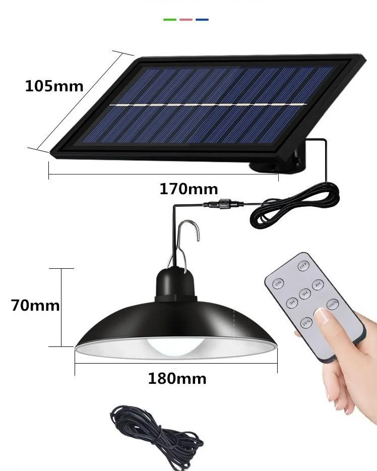 Solar Light led IP65 Waterproof Outdoor Indoor Solar Garden Lamp With Adjustable Head Wide Lighting Angle With 3 Mode for Room