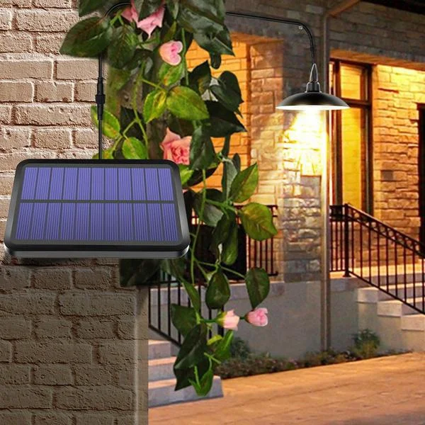 Solar Light led IP65 Waterproof Outdoor Indoor Solar Garden Lamp With Adjustable Head Wide Lighting Angle With 3 Mode for Room