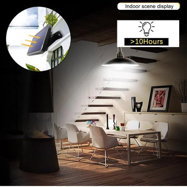 Solar Light led IP65 Waterproof Outdoor Indoor Solar Garden Lamp With Adjustable Head Wide Lighting Angle With 3 Mode for Room