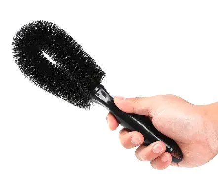 Car Wheel Cleaning Brush Profession Tire Auto Cleaning Detailing Care Wet Dry Wheel Tire Rim Clean Brush Goods Accessory