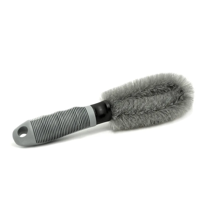 Car Wheel Cleaning Brush Profession Tire Auto Cleaning Detailing Care Wet Dry Wheel Tire Rim Clean Brush Goods Accessory