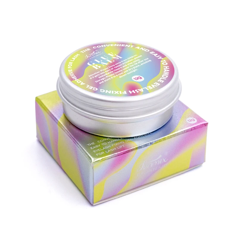 12g Solid Eyelash Lift Glue Fixing Adhesive Non-irritating Fragrant Eyebrow Solid Glue Lifting Lashes Balm Ironing Tool