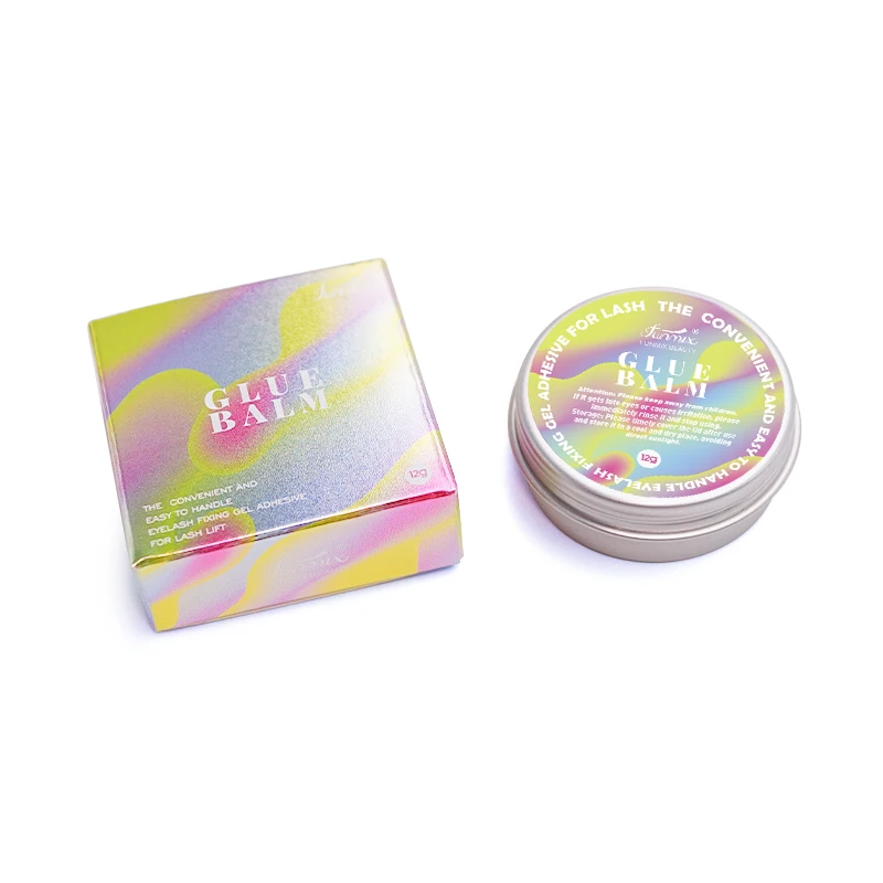 12g Solid Eyelash Lift Glue Fixing Adhesive Non-irritating Fragrant Eyebrow Solid Glue Lifting Lashes Balm Ironing Tool