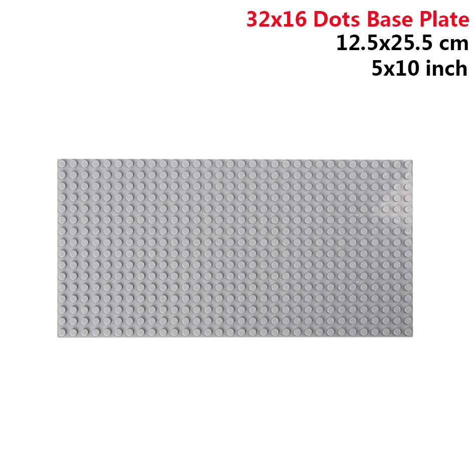 32x32 32x16 Dots Classic Building Blocks Base Plate MOC DIY Small Size Bricks Baseplate Parts for City Figures Collectors Toys