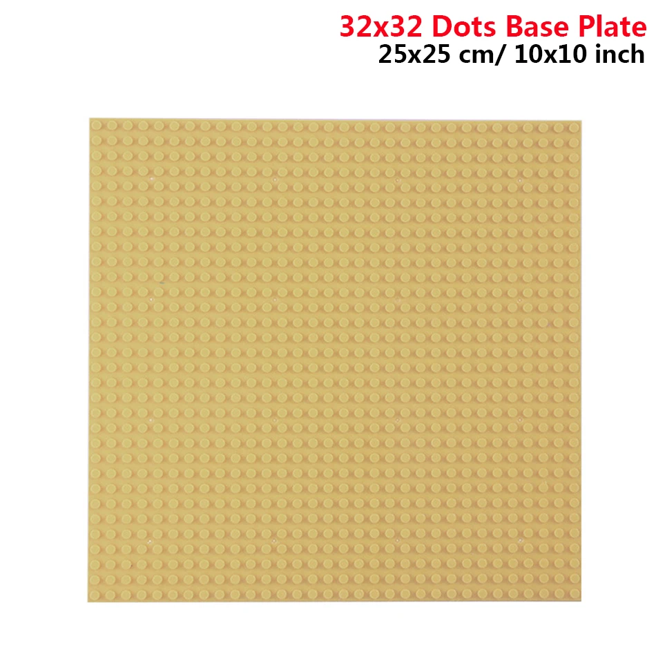 32x32 32x16 Dots Classic Building Blocks Base Plate MOC DIY Small Size Bricks Baseplate Parts for City Figures Collectors Toys
