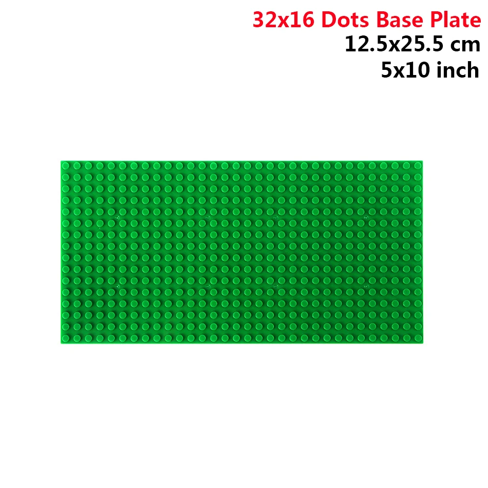32x32 32x16 Dots Classic Building Blocks Base Plate MOC DIY Small Size Bricks Baseplate Parts for City Figures Collectors Toys