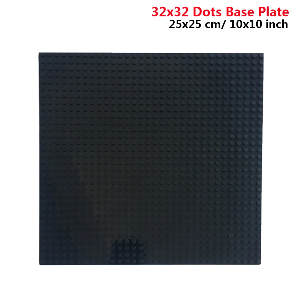 32x32 32x16 Dots Classic Building Blocks Base Plate MOC DIY Small Size Bricks Baseplate Parts for City Figures Collectors Toys