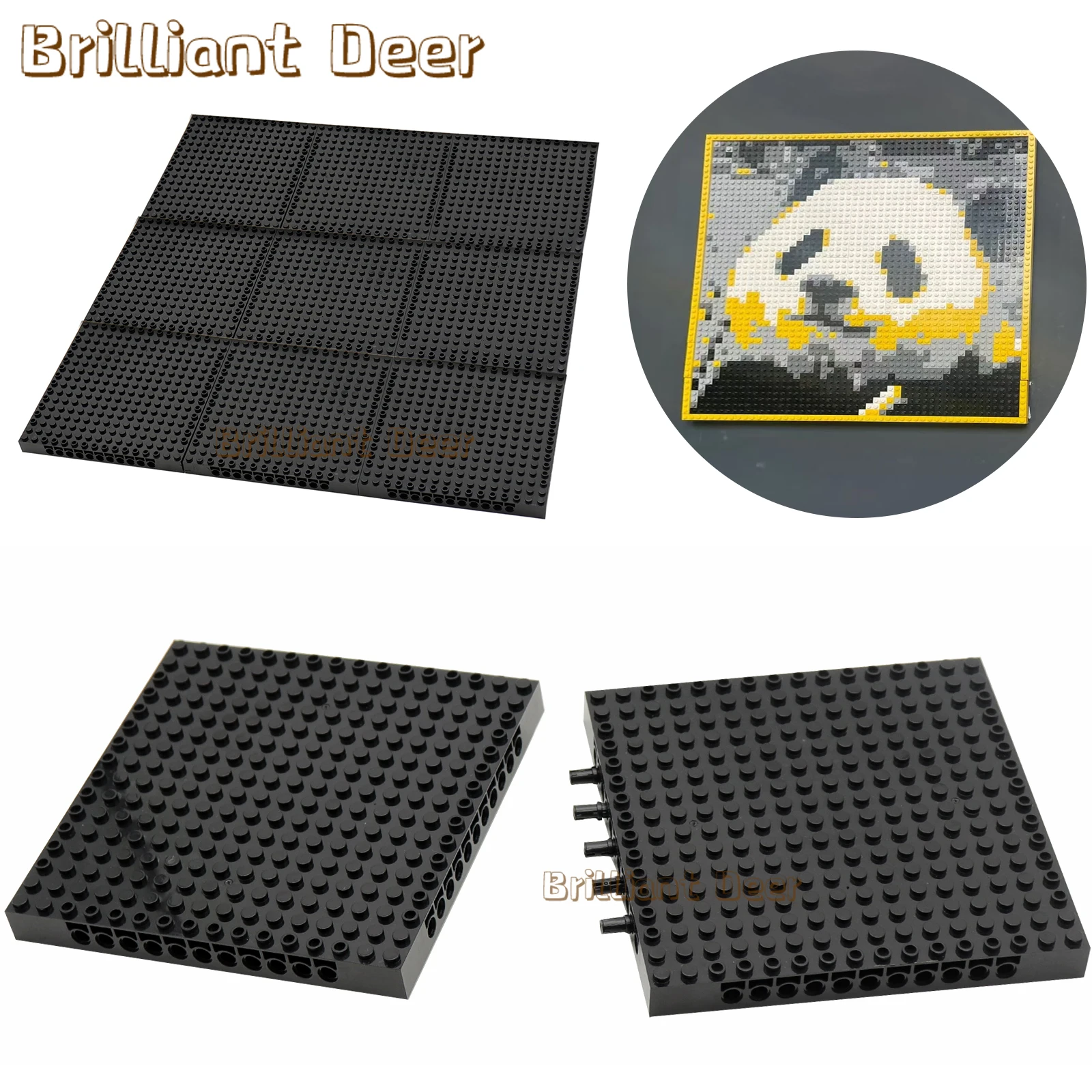 32x32 32x16 Dots Classic Building Blocks Base Plate MOC DIY Small Size Bricks Baseplate Parts for City Figures Collectors Toys