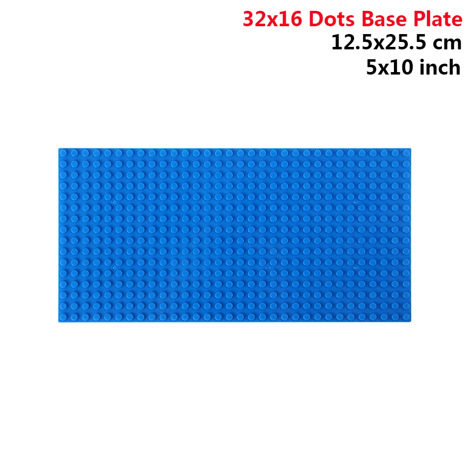 32x32 32x16 Dots Classic Building Blocks Base Plate MOC DIY Small Size Bricks Baseplate Parts for City Figures Collectors Toys