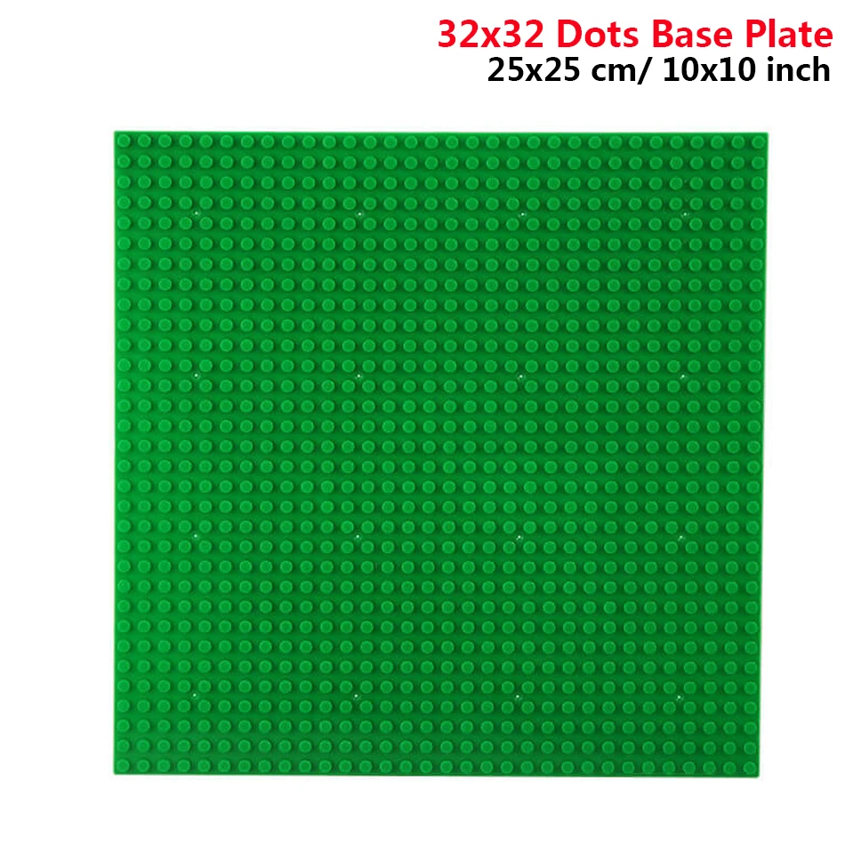 32x32 32x16 Dots Classic Building Blocks Base Plate MOC DIY Small Size Bricks Baseplate Parts for City Figures Collectors Toys