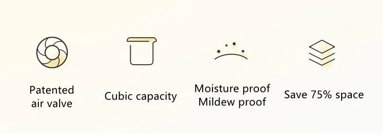 No Need Pump Vacuum Bags Large Plastic Storage Bags for Storing Clothes Blankets Compression Empty Bag Covers Travel Accessories