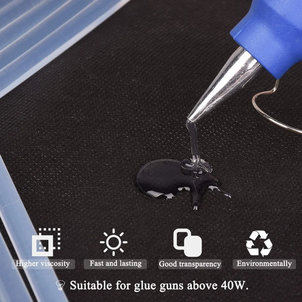 20Pcs Car Dent Repair Glue Sticks Strong Adhesion Car Body Paintless Repair Hot Melt Strip Repairing Glue Stick Car Repair Tool