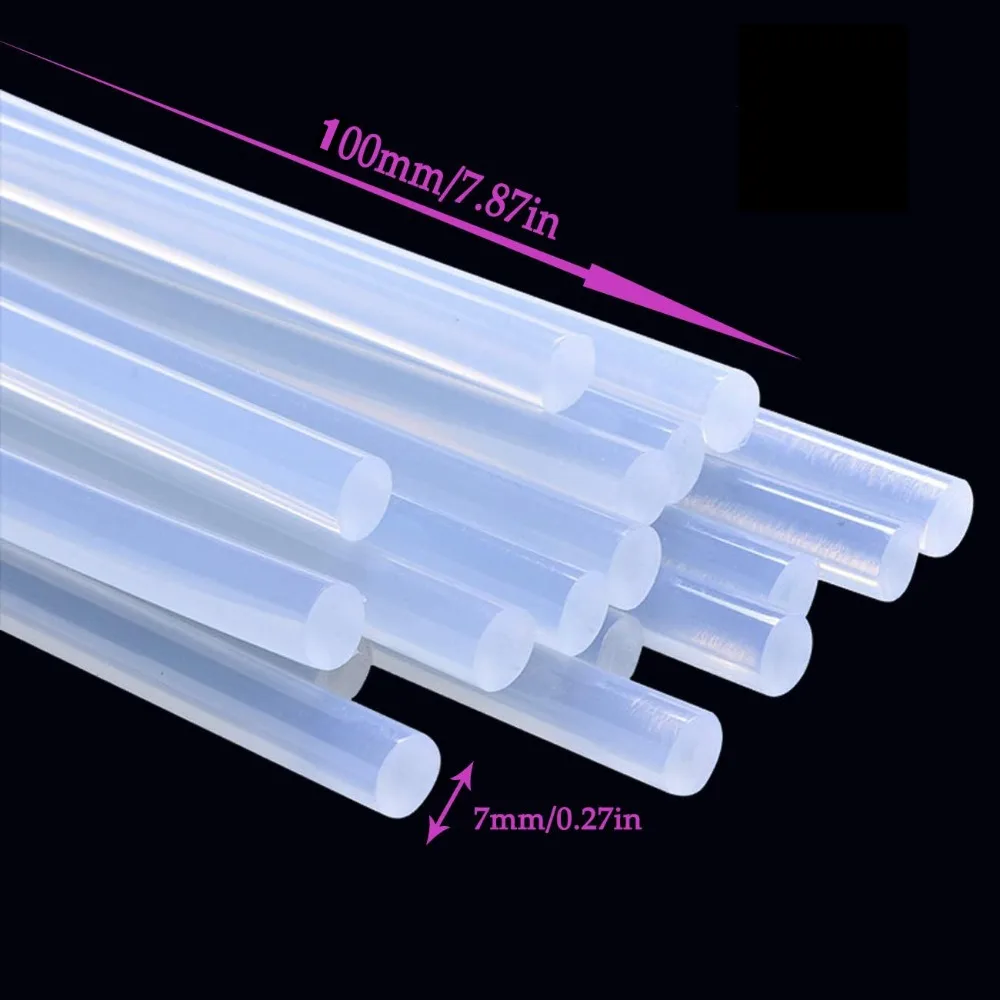 20Pcs Car Dent Repair Glue Sticks Strong Adhesion Car Body Paintless Repair Hot Melt Strip Repairing Glue Stick Car Repair Tool