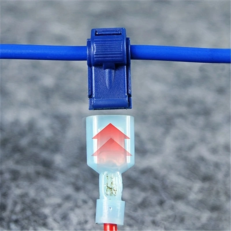 20Pairs Quick Electrical Cable Connectors Snap Splice Lock Wire Terminals Crimp