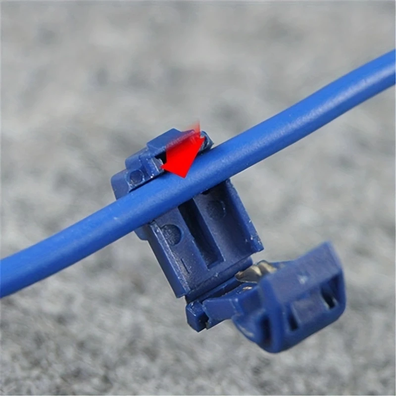 20Pairs Quick Electrical Cable Connectors Snap Splice Lock Wire Terminals Crimp