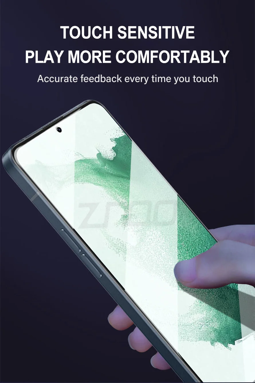 2PCS Tempered Glass For Samsung Galaxy S21 S22 S23 Plus S24 FE S25 S26 Ultra S25edge Screen Protector Fingerprint Unlocking