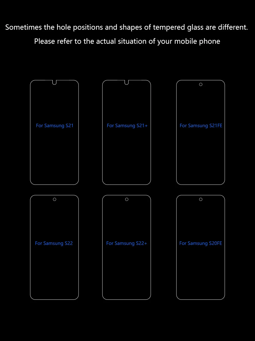 2PCS Tempered Glass For Samsung Galaxy S21 S22 S23 Plus S24 FE S25 S26 Ultra S25edge Screen Protector Fingerprint Unlocking