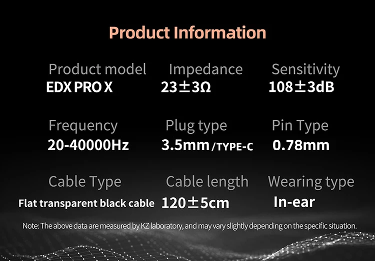 KZ EDX PRO X Dynamic Drive Earphone HIFI Bass Earbud Sport Music Cancelling Headsets 2PIN Cable KZ ZSTX ZSN PRO X EDC EDA ZVX
