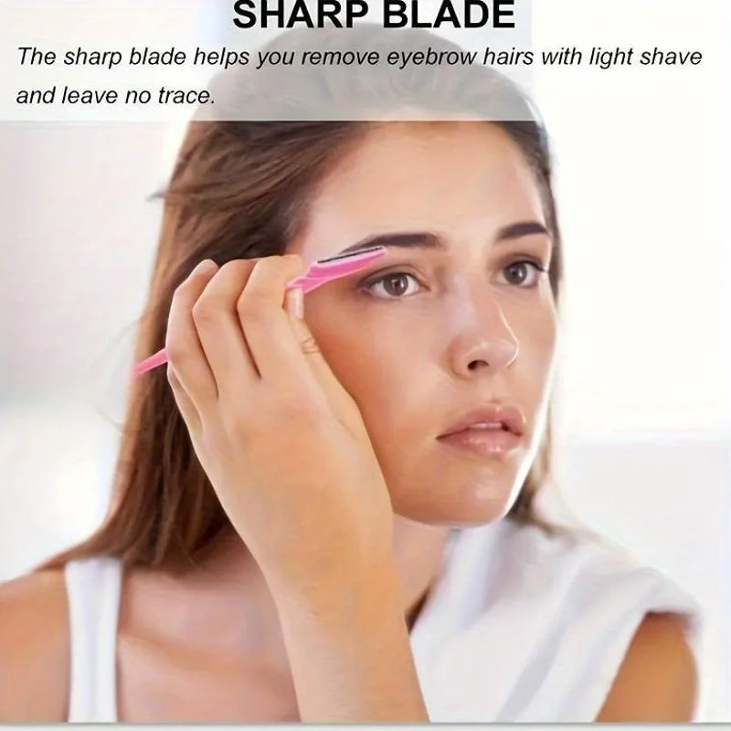 3/5/6/10/12 Piece Multi-Purpose Eyebrow Shaver Set - Gentle Facial Hair Trimmer Easy Grooming and Shaping Kit - Smooth Skin