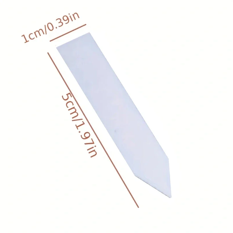 100pcs Garden Plant Labels Plant Accessories Flower Pots Plastic Plant Tags Nursery Markers Label Tray Mark DIY Tool