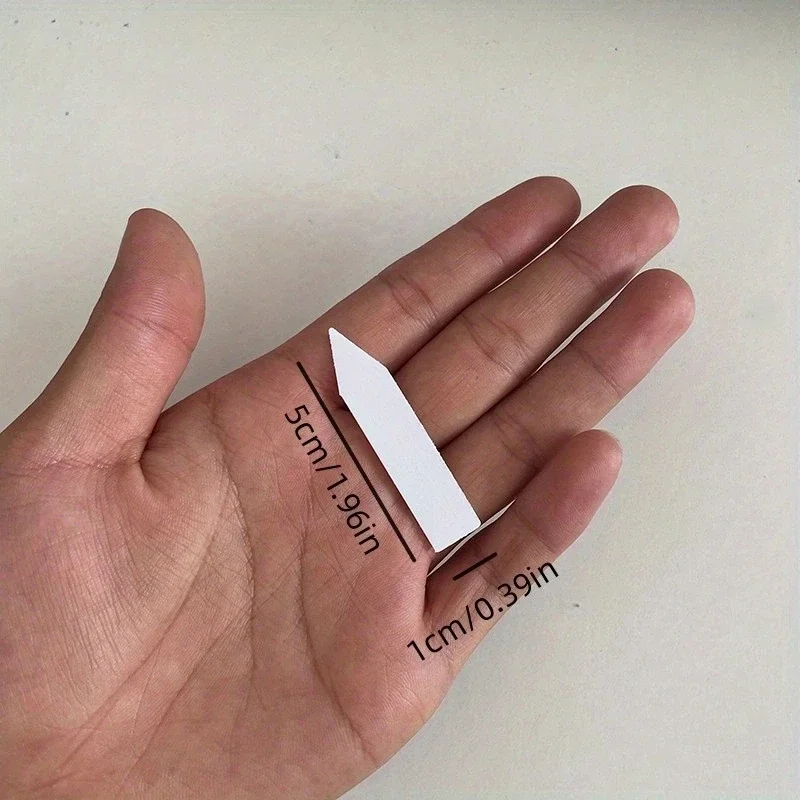 100pcs Garden Plant Labels Plant Accessories Flower Pots Plastic Plant Tags Nursery Markers Label Tray Mark DIY Tool