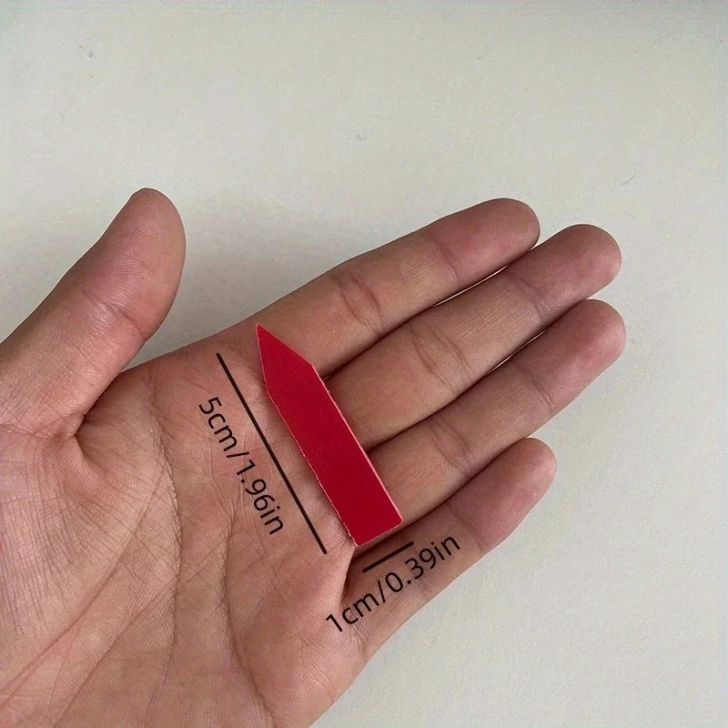 100pcs Garden Plant Labels Plant Accessories Flower Pots Plastic Plant Tags Nursery Markers Label Tray Mark DIY Tool