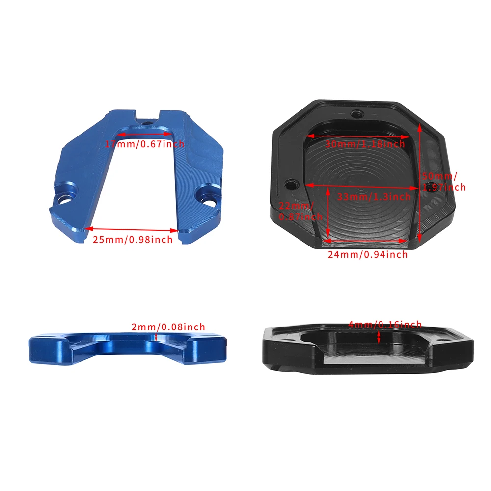 Kickstand Side Stand Extension Pad Enlarger Plate For Yamaha Nmax Yamaha AEROX155 Nvx155 XMAX 250 300 Nmax 155 Nmax Accessories