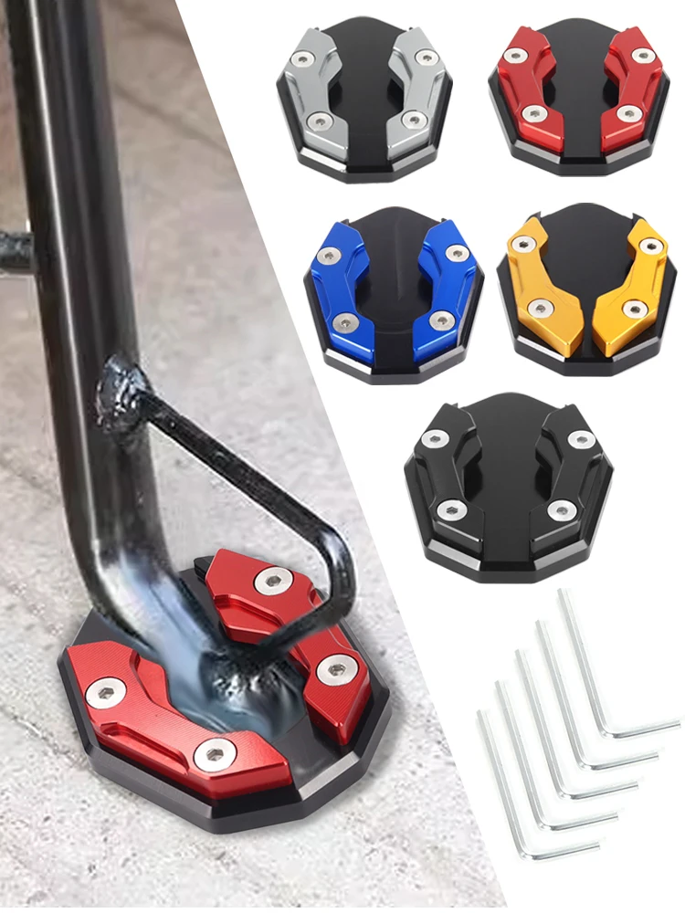Kickstand Side Stand Extension Pad Enlarger Plate For Yamaha Nmax Yamaha AEROX155 Nvx155 XMAX 250 300 Nmax 155 Nmax Accessories