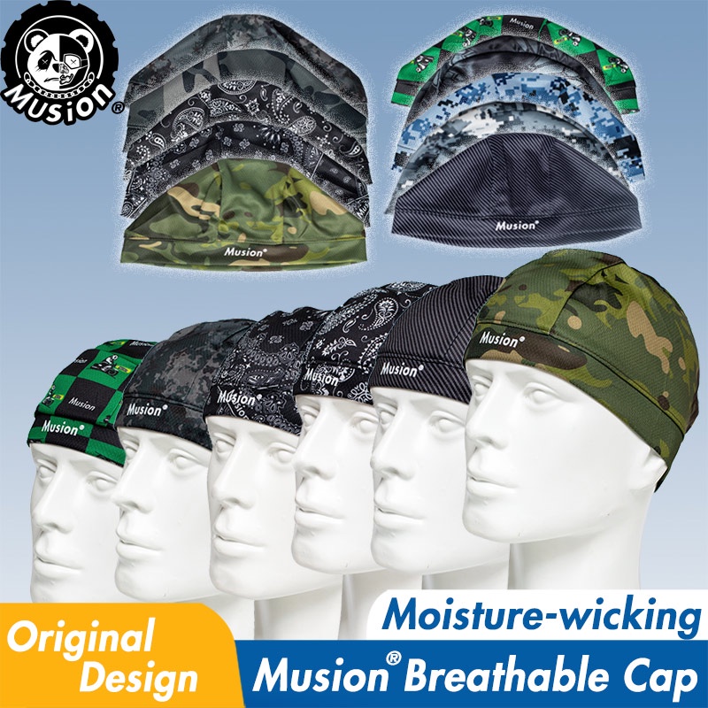 Musion Head Cover Original Design Motorcycle Helmet Inner Cap Sweat-absorbing High-stretch Outdoor Sports Cap