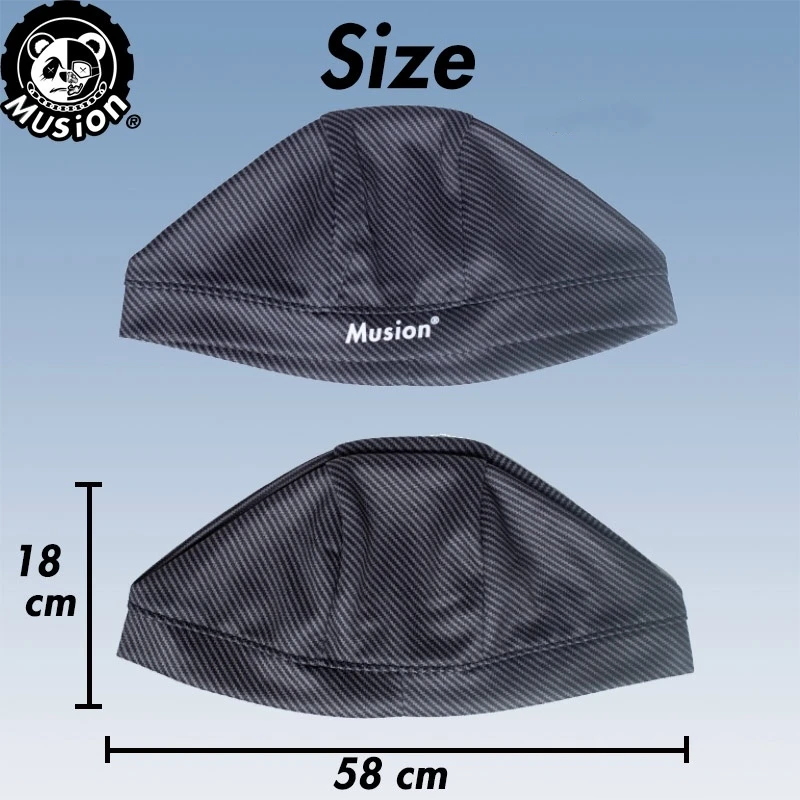 Musion Head Cover Original Design Motorcycle Helmet Inner Cap Sweat-absorbing High-stretch Outdoor Sports Cap