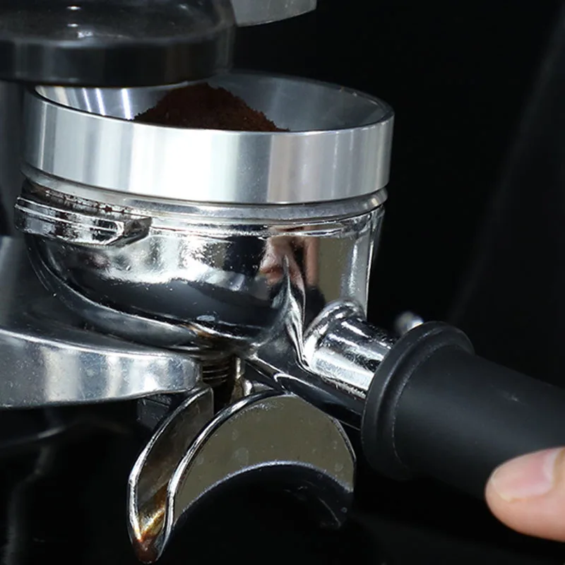58/53/51MM Commercial Barista Tamper & Dosing Ring Kit | Aluminum Portafilter Accessories for Espresso Coffeeware Tools 58mm Tam