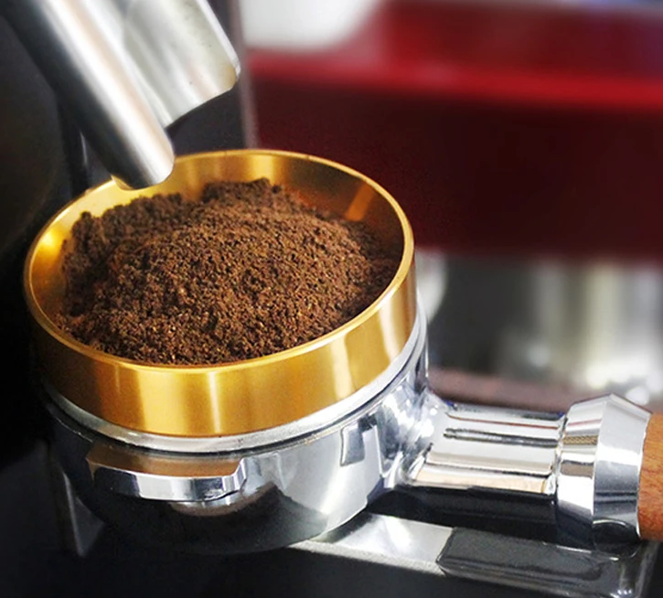 58/53/51MM Commercial Barista Tamper & Dosing Ring Kit | Aluminum Portafilter Accessories for Espresso Coffeeware Tools 58mm Tam