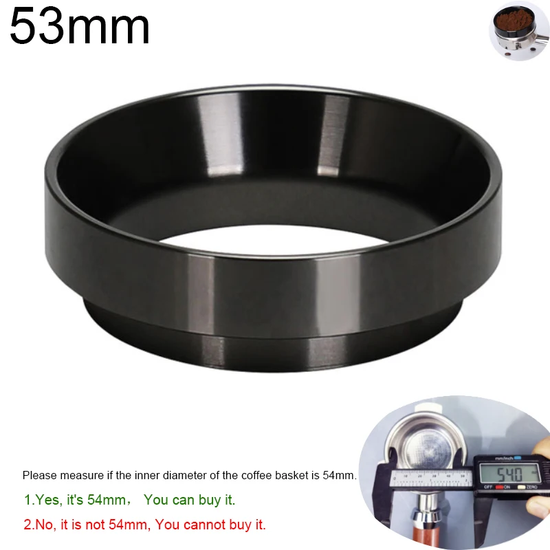 58/53/51MM Commercial Barista Tamper & Dosing Ring Kit | Aluminum Portafilter Accessories for Espresso Coffeeware Tools 58mm Tam