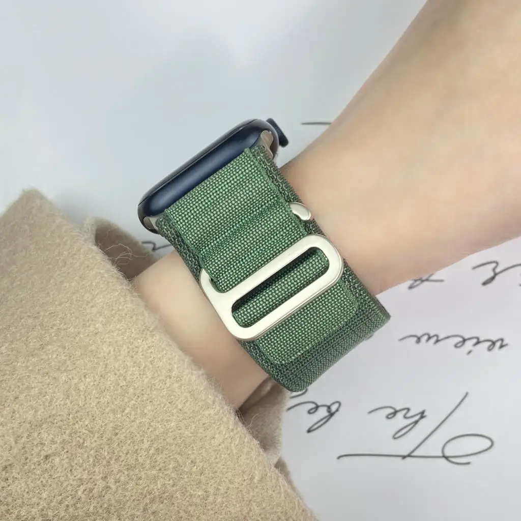 Alpine Loop Strap for Apple Watch Ultra 4 3 2 Band 49mm 46mm 45mm 44mm 42mm 41mm 40mm Bracelet iWatch Series 12 11 10 SE 9 8 7 6