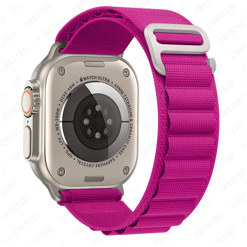Alpine Loop Strap for Apple Watch Ultra 4 3 2 Band 49mm 46mm 45mm 44mm 42mm 41mm 40mm Bracelet iWatch Series 12 11 10 SE 9 8 7 6