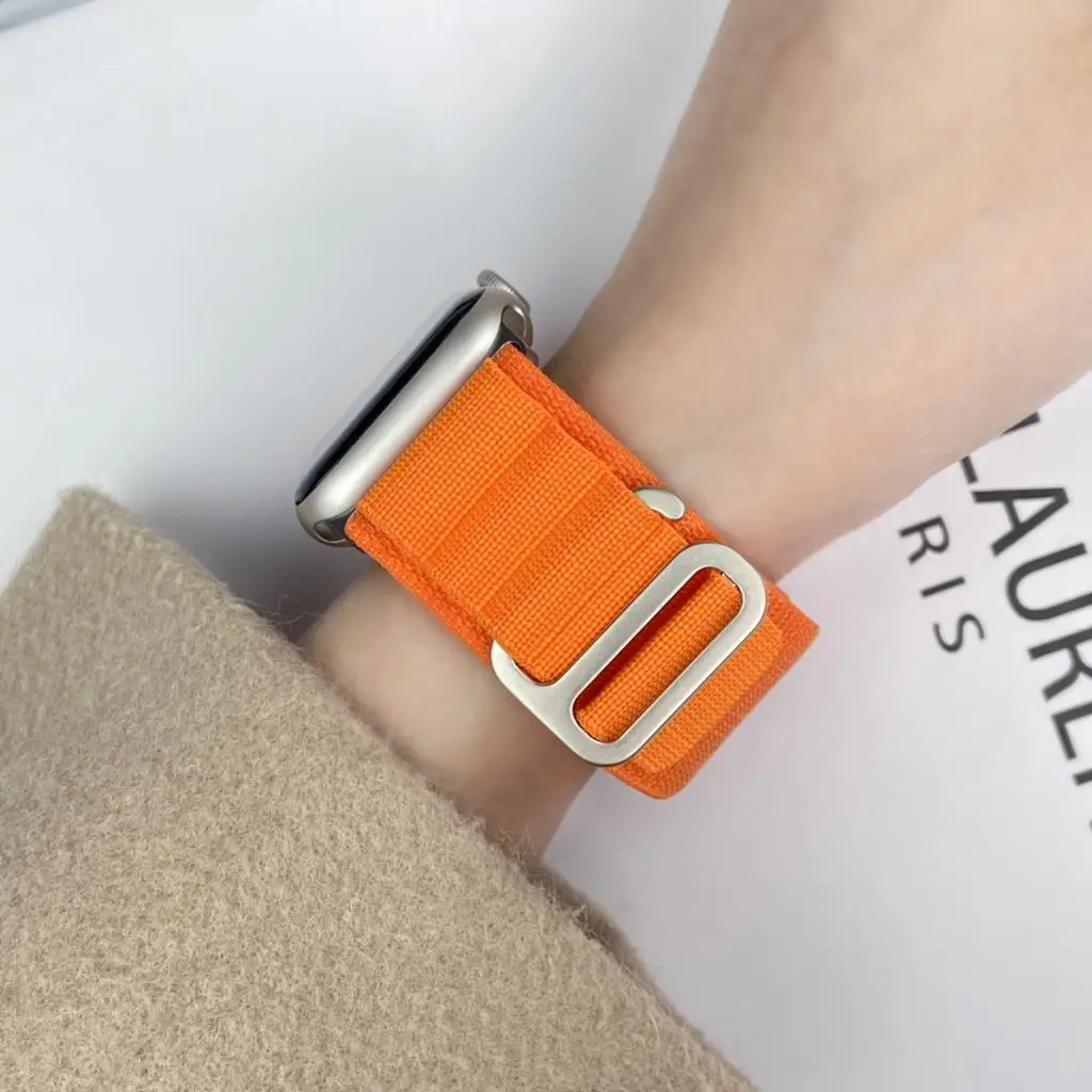 Alpine Loop Strap for Apple Watch Ultra 4 3 2 Band 49mm 46mm 45mm 44mm 42mm 41mm 40mm Bracelet iWatch Series 12 11 10 SE 9 8 7 6