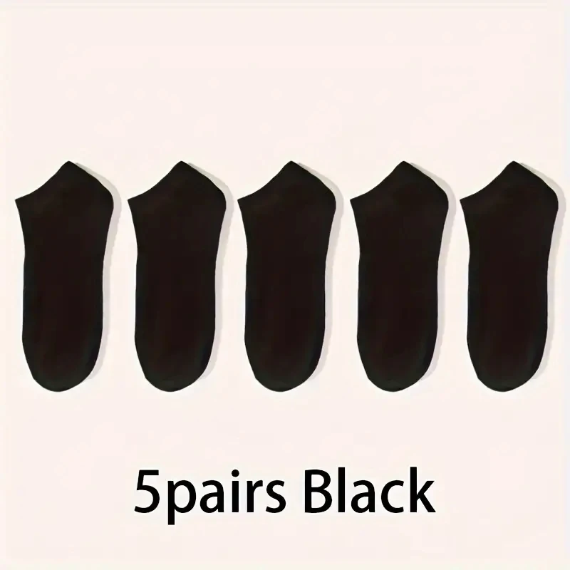 5/10-Pack Unisex Comfort-Fit Ankle Socks For All, Breathable & Lightweight - Ideal For Sports & Daily Wear