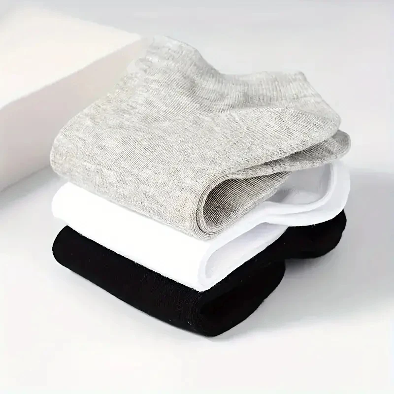 5/10-Pack Unisex Comfort-Fit Ankle Socks For All, Breathable & Lightweight - Ideal For Sports & Daily Wear
