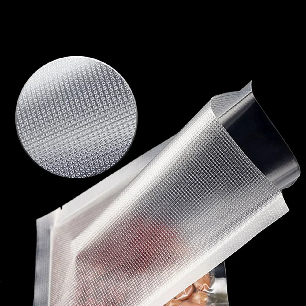 50pcs Vacuum Sealer Bags, Disposable Airtight Compression Bag, Transparent Food Packaging Bag, For Meat,Fruit And Vegetable