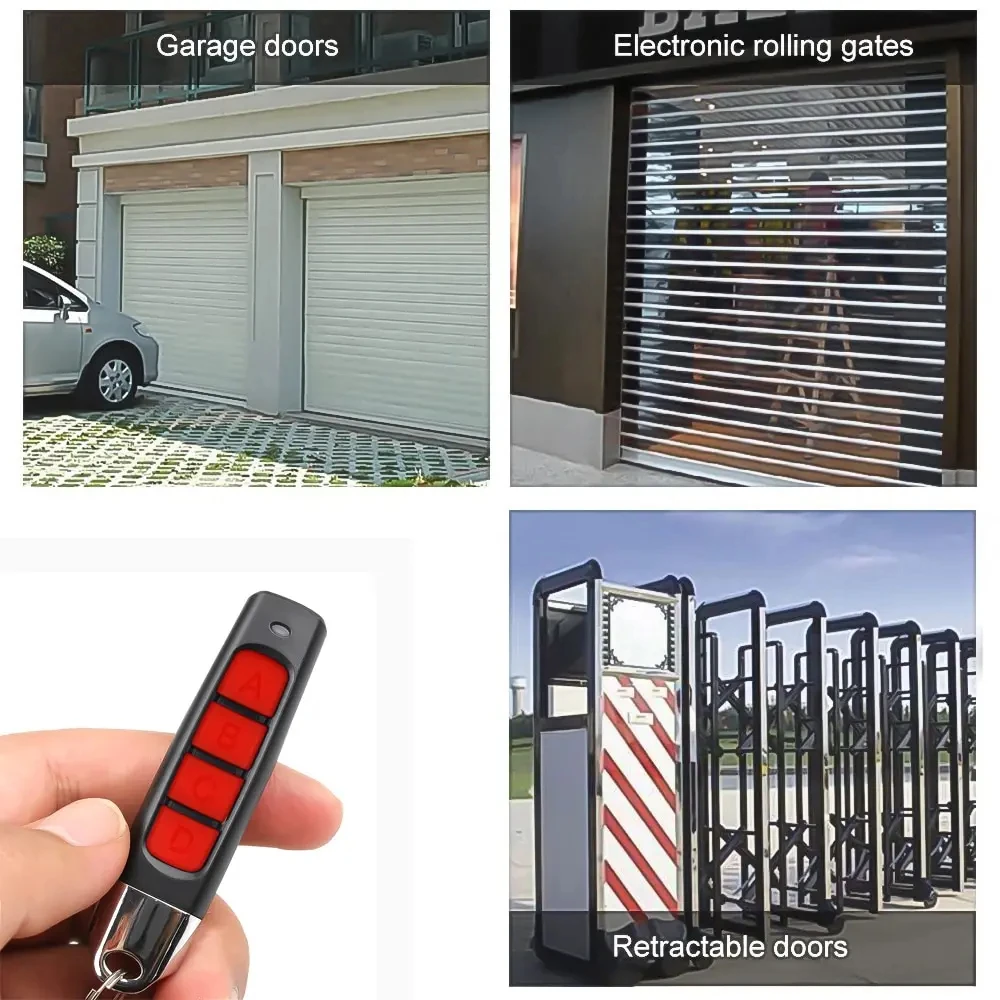 433MHZ Remote Control Garage Gate Door Opener Remote Control Duplicator Clone Cloning Code Car Key