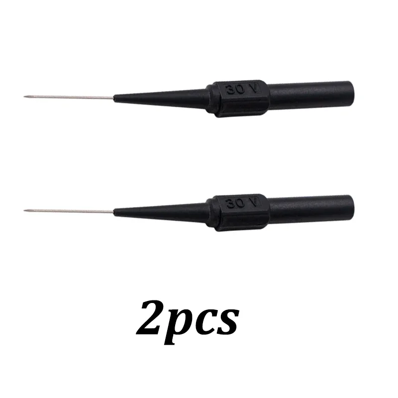 10Pcs 30V Diagnostic Tools Multimeter Test Lead Extention Back Piercing Needle Tip Probes Car Automotive Test Probe Kit 0.7MM